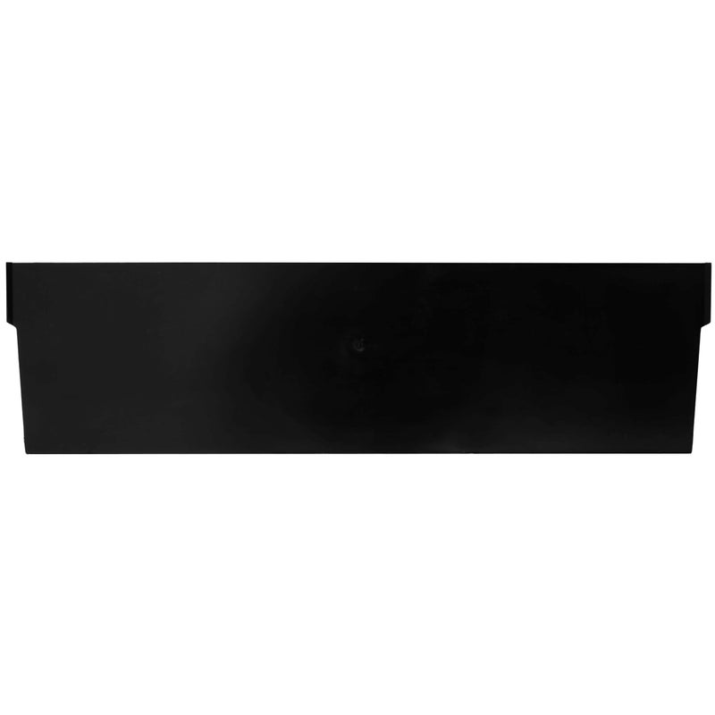 Akro-Mils 40170 Plastic Width Dividers for 4" Tall Shelf Bins Models 30170, 30178, and 30174, Custom Storage Inserts for Tools, Crafts & Supplies, 24-Pack, Black - Image 1